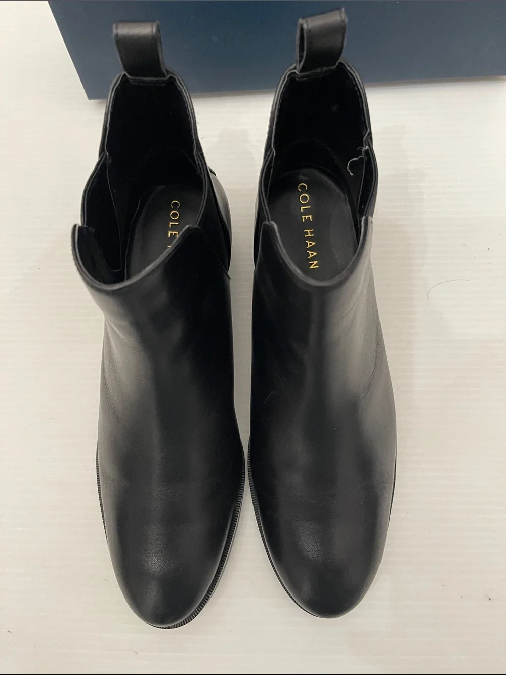 Cole Haan Laina Black Leather Boot Womens Size 7B